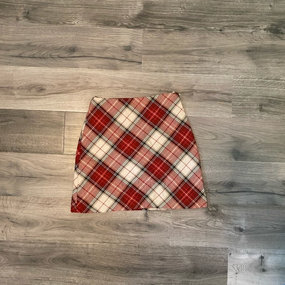 Plaid Mini Skirt